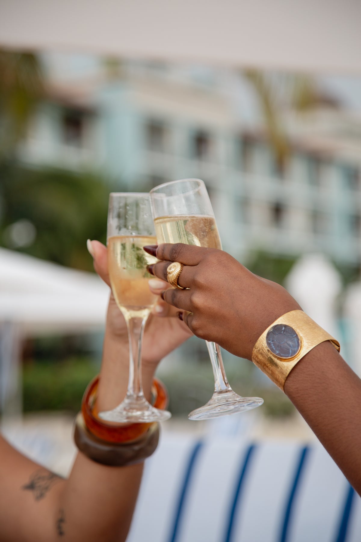 Azure Bloom Cuff | Jam+Rico